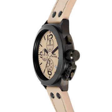 TW Steel Beige Black Chrono Men's Watch | CS117